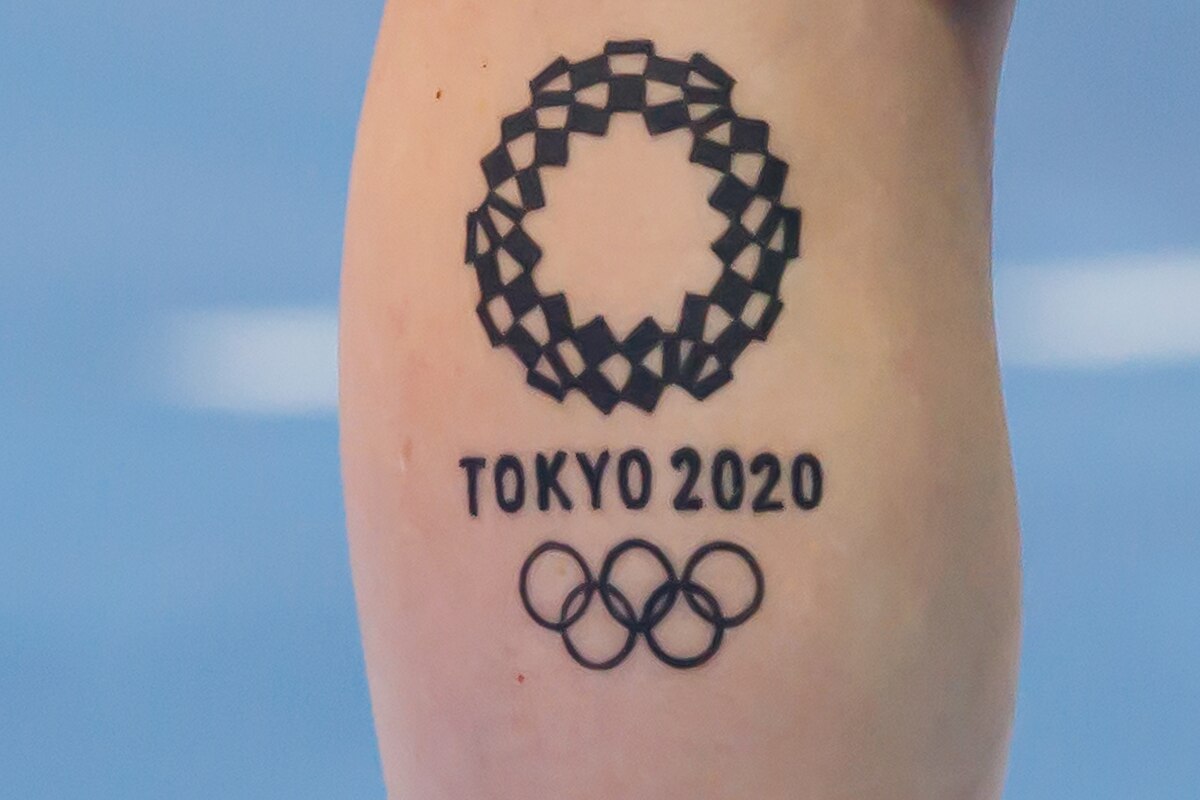 Olympic rings tattoo