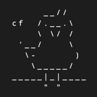 An ASCII art image of a baby chick